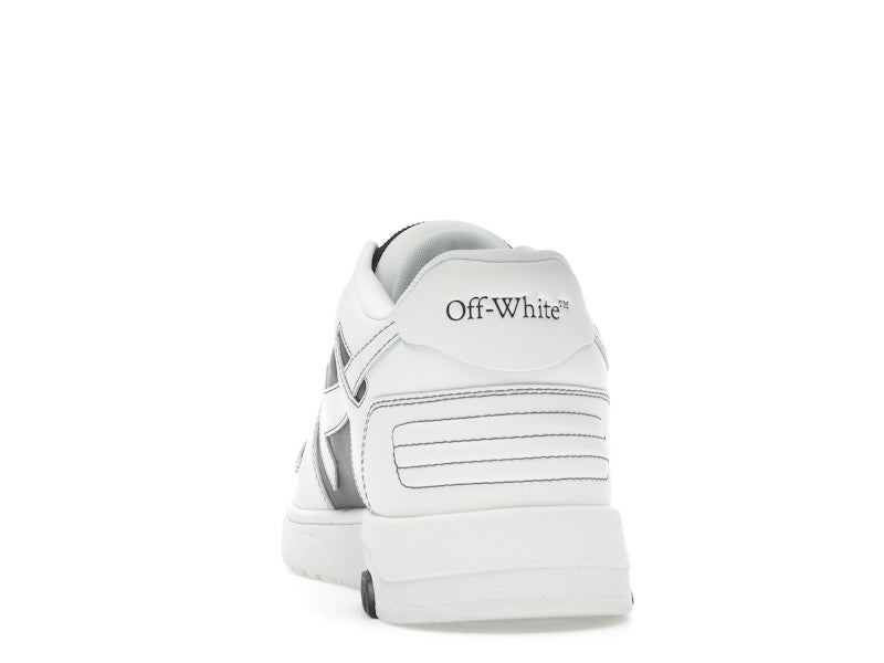 OFF-WHITE Out Of Office OOO Low Tops Black White