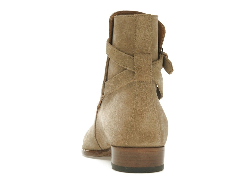 Saint Laurent Wyatt Jodhpur Boot Tobacco Suede