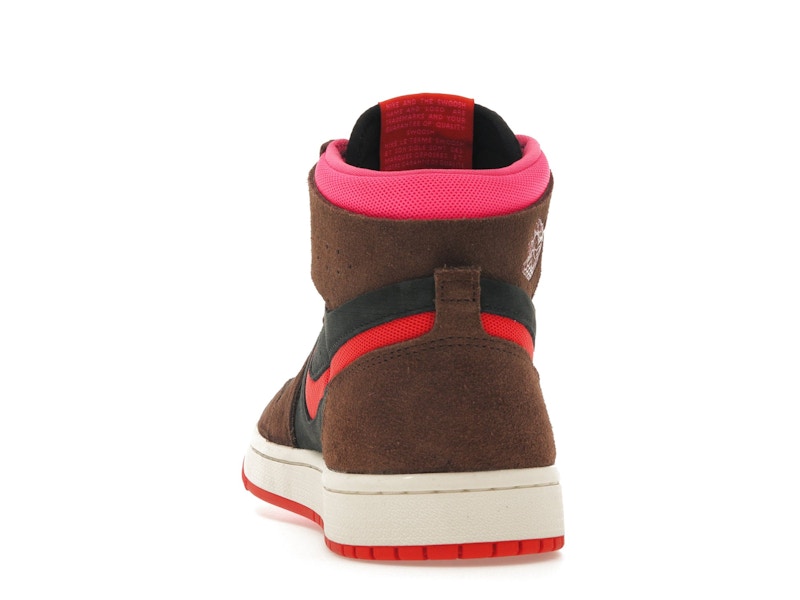 Jordan 1 High Zoom Air CMFT 2 Cacao Wow Picante Red (Women's)