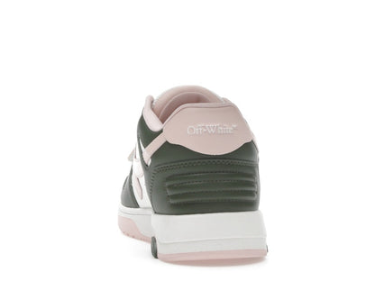 OFF-WHITE Out Of Office OOO Low Tops White Green Pink (Women's)
