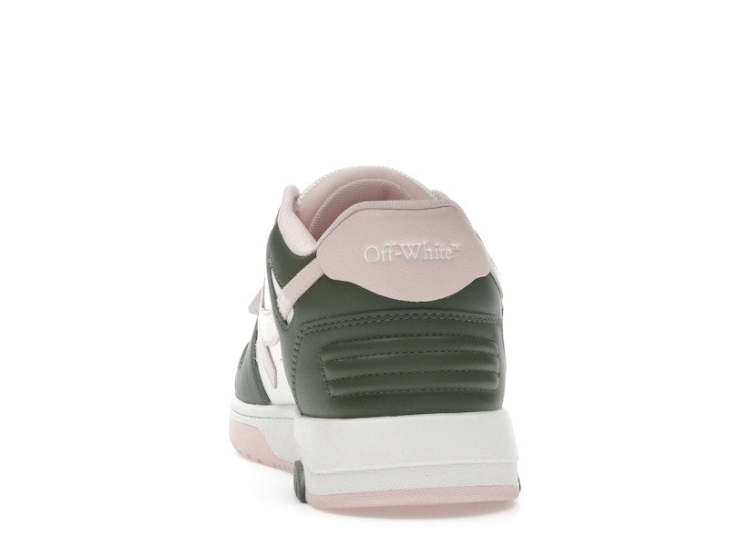 OFF-WHITE Out Of Office OOO Low Tops White Green Pink (Women's)