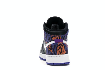 Jordan 1 Mid Multi-Color Tiger Stripe (GS)