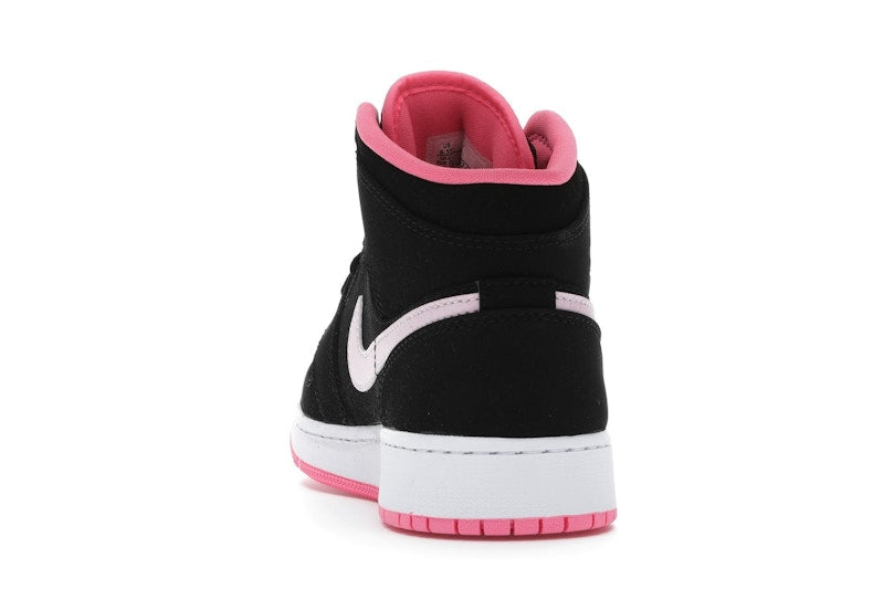 Jordan 1 Mid Black Digital Pink (GS)