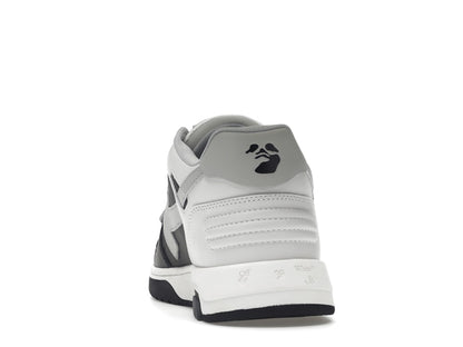 OFF-WHITE Out Of Office OOO Low Tops Light Grey Black