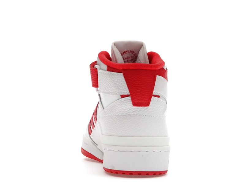 adidas Forum Mid Cloud White Vivid Red