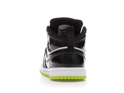 Jordan 1 Mid Black Cyber Mystic Green (TD)
