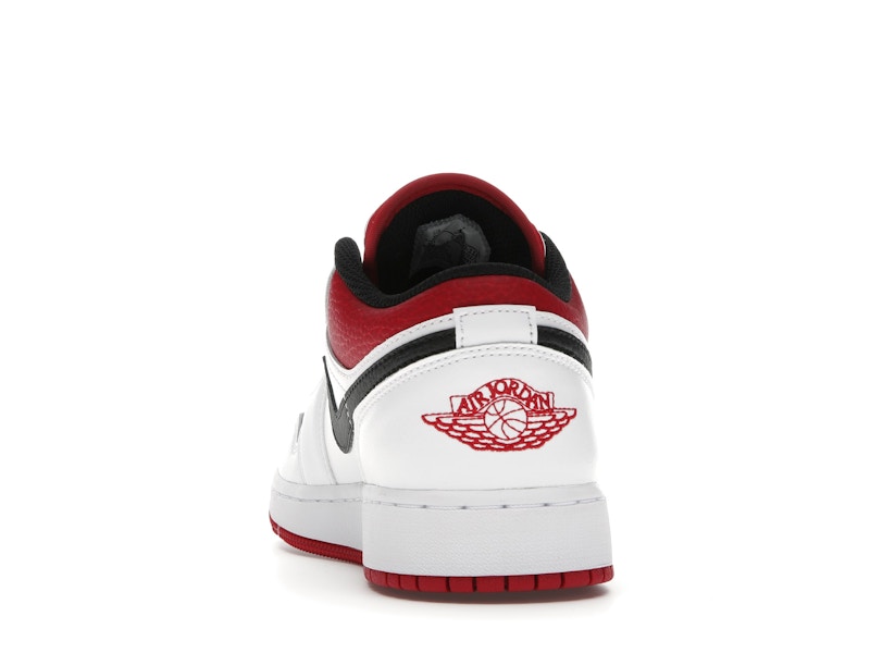 Jordan 1 Low White Gym Red (GS)