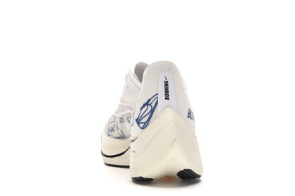 Nike ZoomX Vaporfly Next% Blue Ribbon Sports White