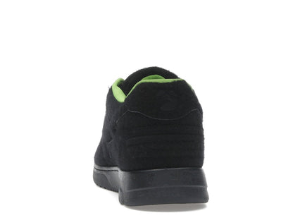 OFF-WHITE Out Of Office "OOO" Low Tops Black Green Wool