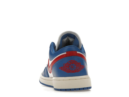 Jordan 1 Low Sport Blue Gym Red (Women's)