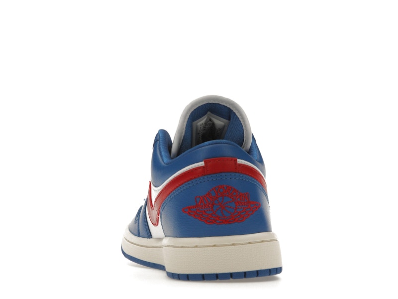 Jordan 1 Low Sport Blue Gym Red (Women's)