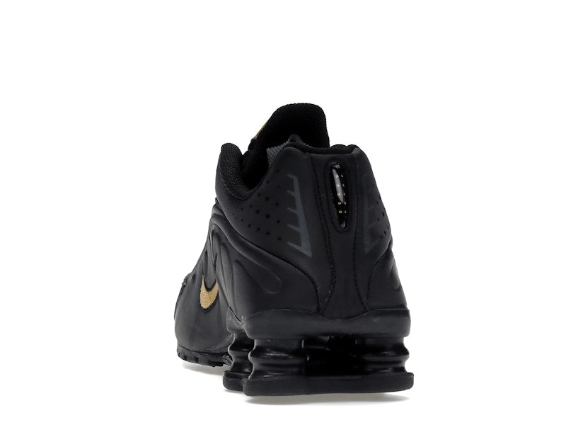 Nike Shox R4 Black Metallic Gold (GS)
