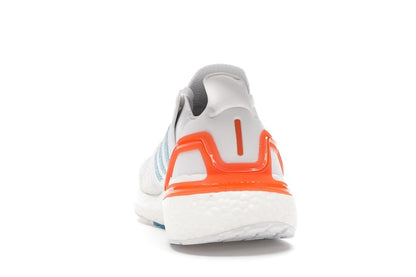 adidas Ultra Boost 20 White Sharp Blue True Orange