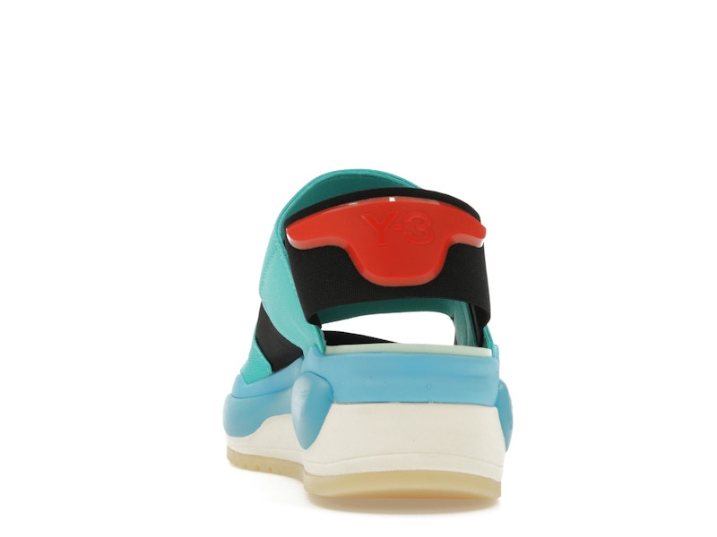 adidas Y-3 Hokori Sandal Black Mint Cyan