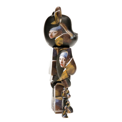 Bearbrick Johannes Vermeer (Girl with a Pearl Earring) 100% & 400% Set