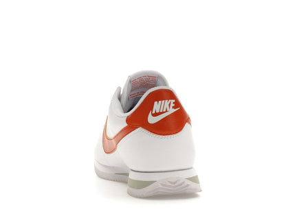 Nike Cortez White Campfire Orange