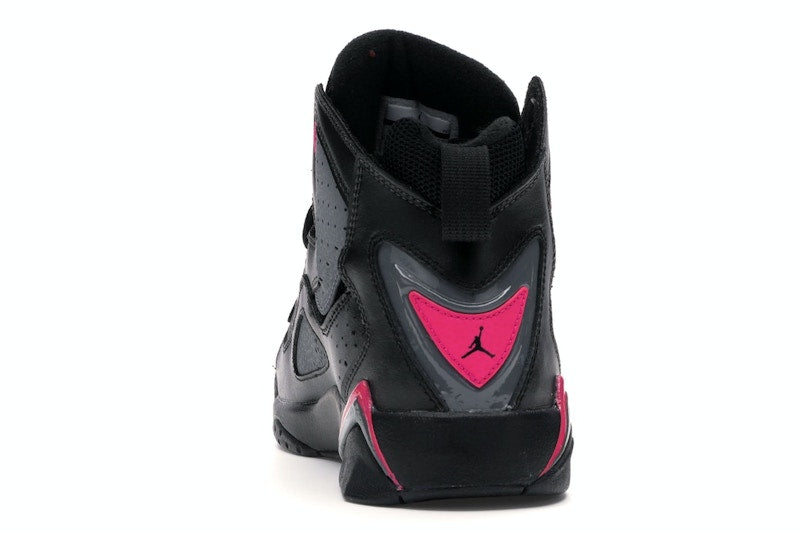 Jordan True Flight Black Dark Grey Deadly Pink (GS)