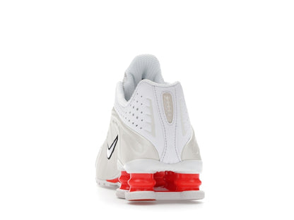 Nike Shox R4 White Phantom Picante Red (Women's)