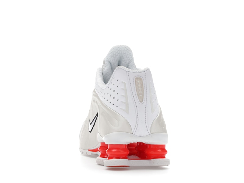 Nike Shox R4 White Phantom Picante Red (Women's)