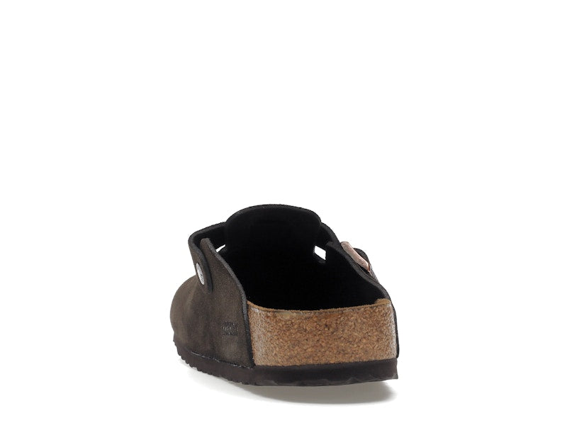 Birkenstock Boston Soft Footbed Suede  Mocha