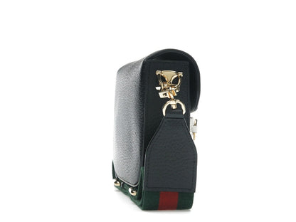 Gucci x adidas Horsebit 1955 Shoulder Bag Black/White