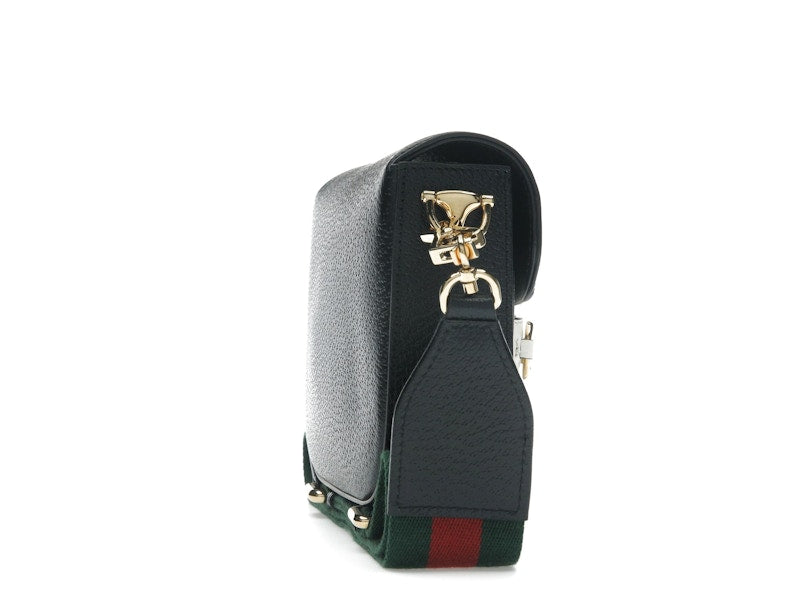 Gucci x adidas Horsebit 1955 Shoulder Bag Black/White