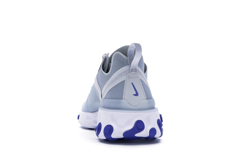 Nike React Element 55 Pure Platinum Racer Blue