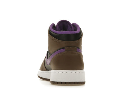 Jordan 1 Mid Purple Mocha (GS)