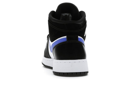 Jordan 1 Mid Black Racer Blue White (GS)
