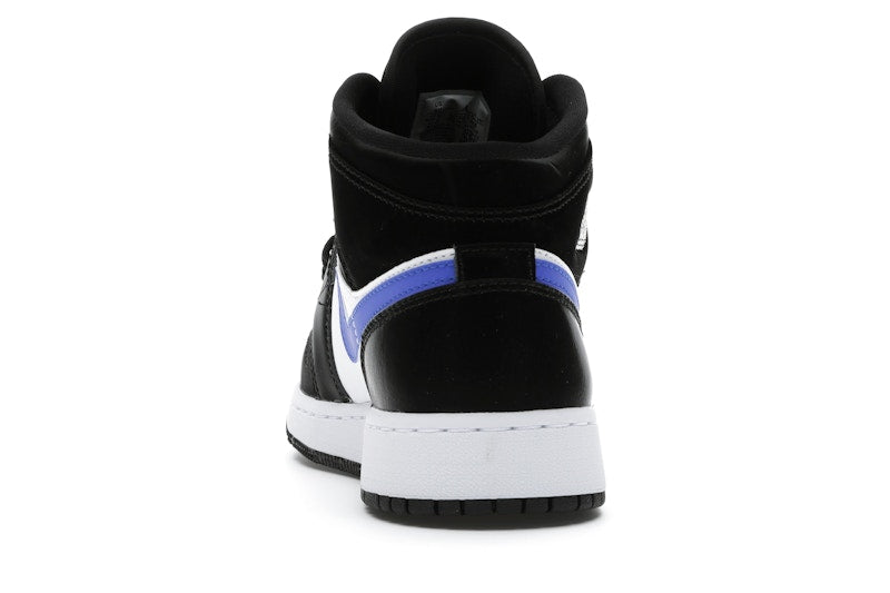 Jordan 1 Mid Black Racer Blue White (GS)