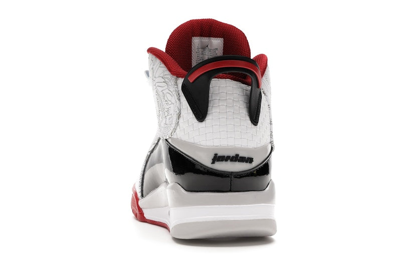 Jordan Dub Zero White Varsity Red