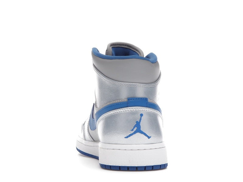 Jordan 1 Mid Wolf Grey Sport Blue