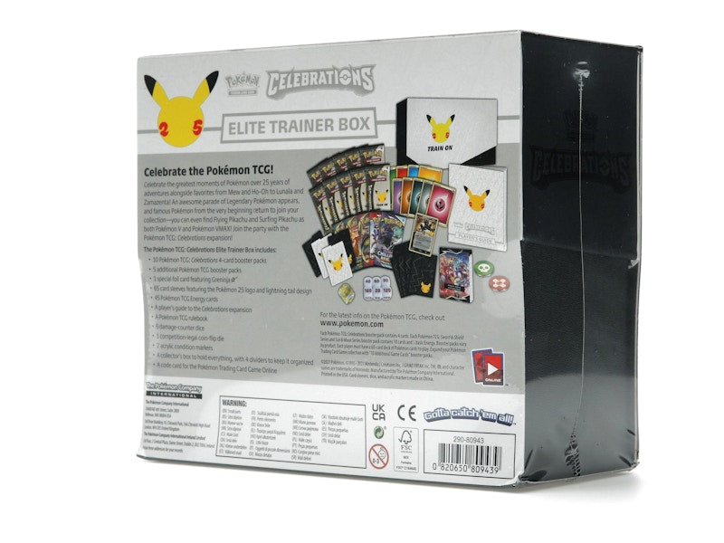 Pokémon TCG 25th Anniversary Celebrations Elite Trainer Box 4x Lot