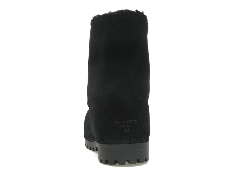 Balenciaga Alaska Low Boot Black Suede