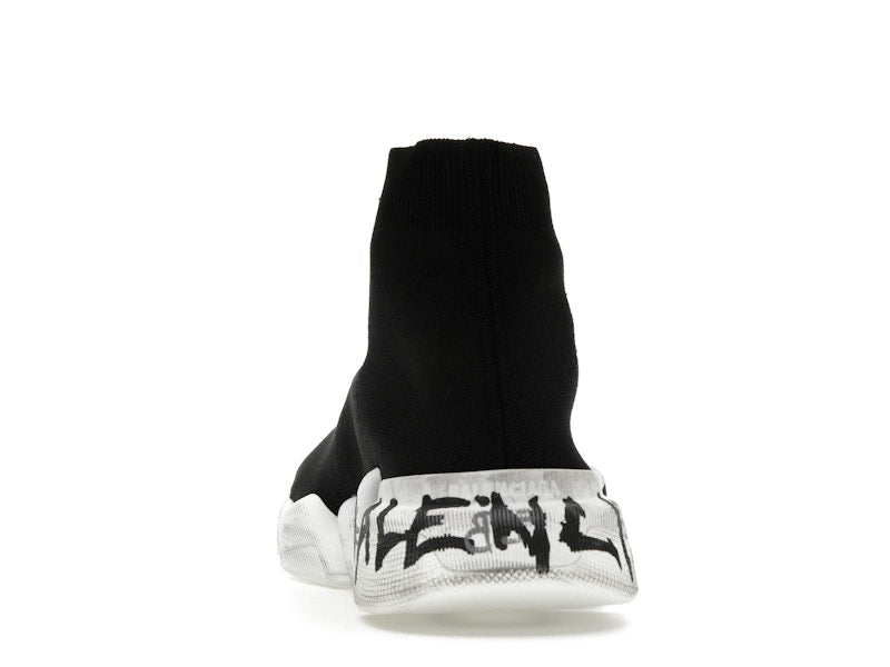 Balenciaga Speed 2.0 Graffiti Recycled Knit Black (Women's)