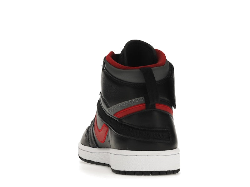 Jordan 1 High FlyEase Black Gym Red Smoke Grey