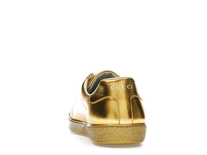 Gucci Ace Metallic Gold
