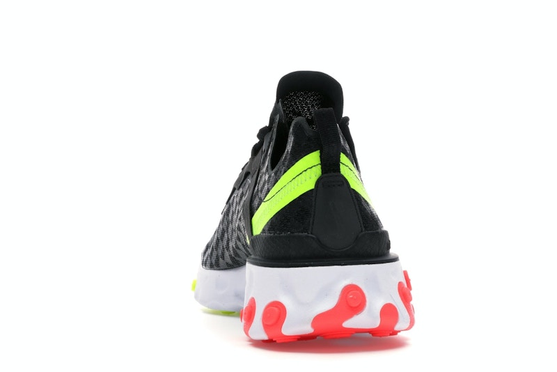 Nike React Element 55 Black Crimson Volt