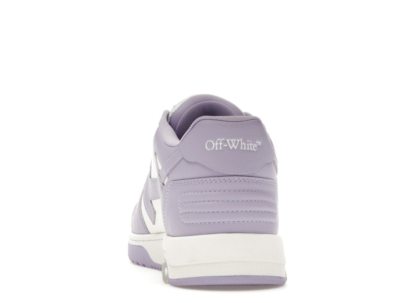 OFF-WHITE Out Of Office Calf Leather White Lilac