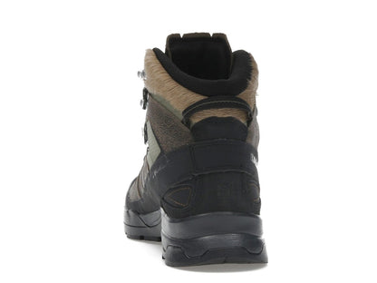 Salomon X-ALP Mid Distressed Leather GTX Dark Earth Black