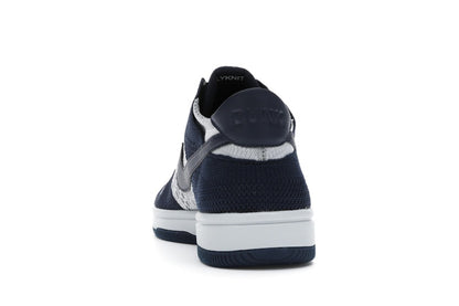 Nike Dunk Low Flyknit College Navy Pure Platinum
