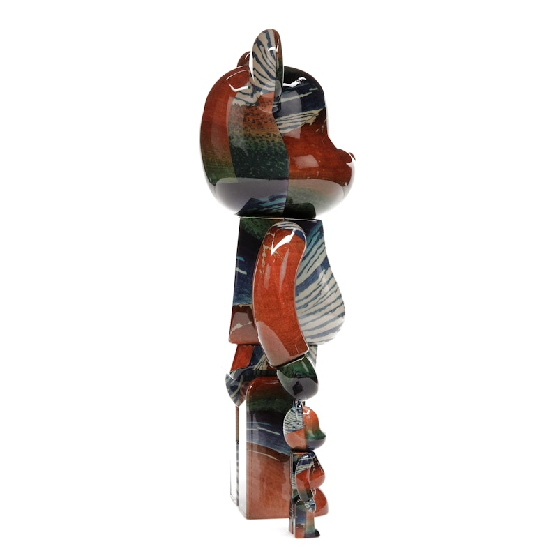 Bearbrick Katsushika Hokusai (Thirty-six Views of Tomitake, Fine Wind, Clear Morning) 100% & 400% Set