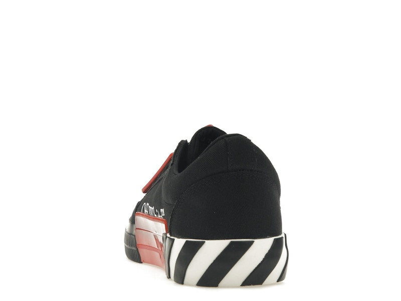 OFF-WHITE Vulcanized Low Canvas Black White