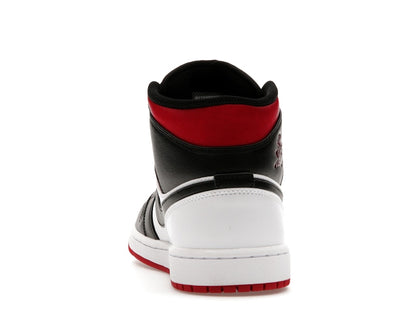Jordan 1 Mid Gym Red Black Toe