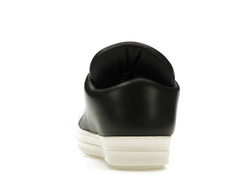 Rick Owens Jumbo Lace Padded Sneaks Low Black Milk