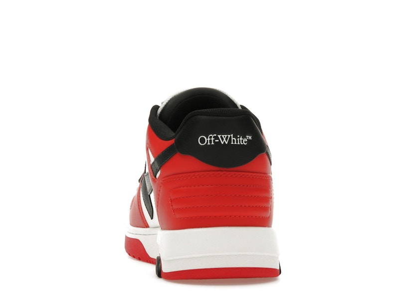 OFF-WHITE Out Of Office OOO Low Tops Red Black (2024)