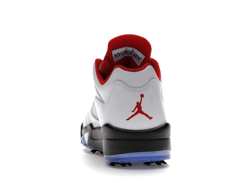 Jordan 5 Retro Low Golf Fire Red (Silver Tongue)
