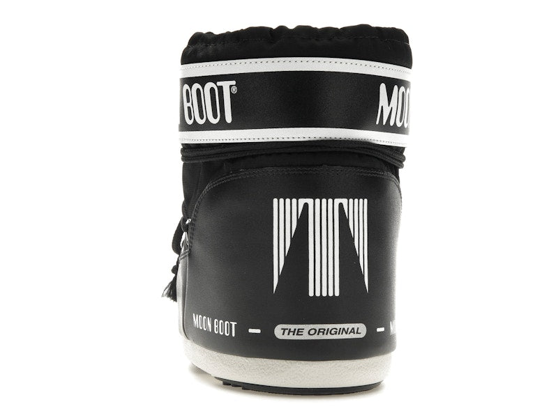 Moon Boot Icon Low Nylon Boot Black White