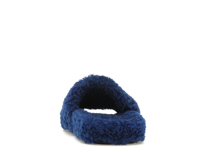 Balenciaga Furry Slide Blue