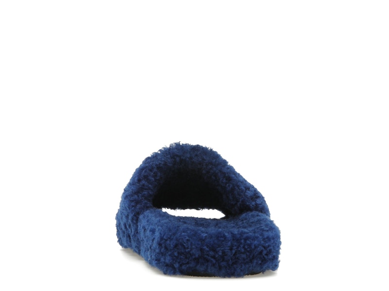 Balenciaga Furry Slide Blue